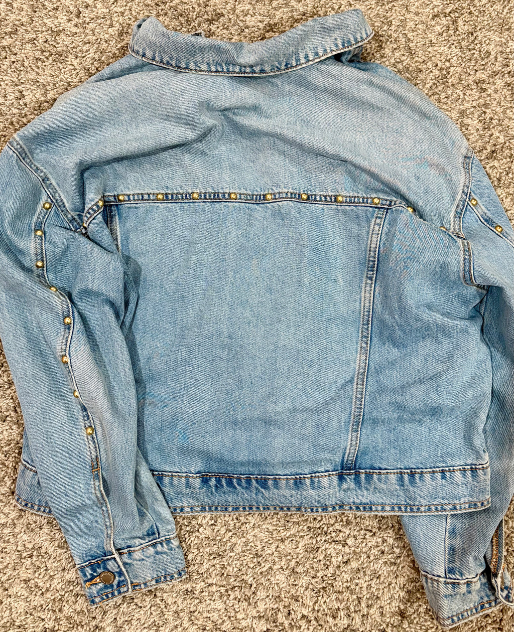 Slouchy Metal-Accented Jacket