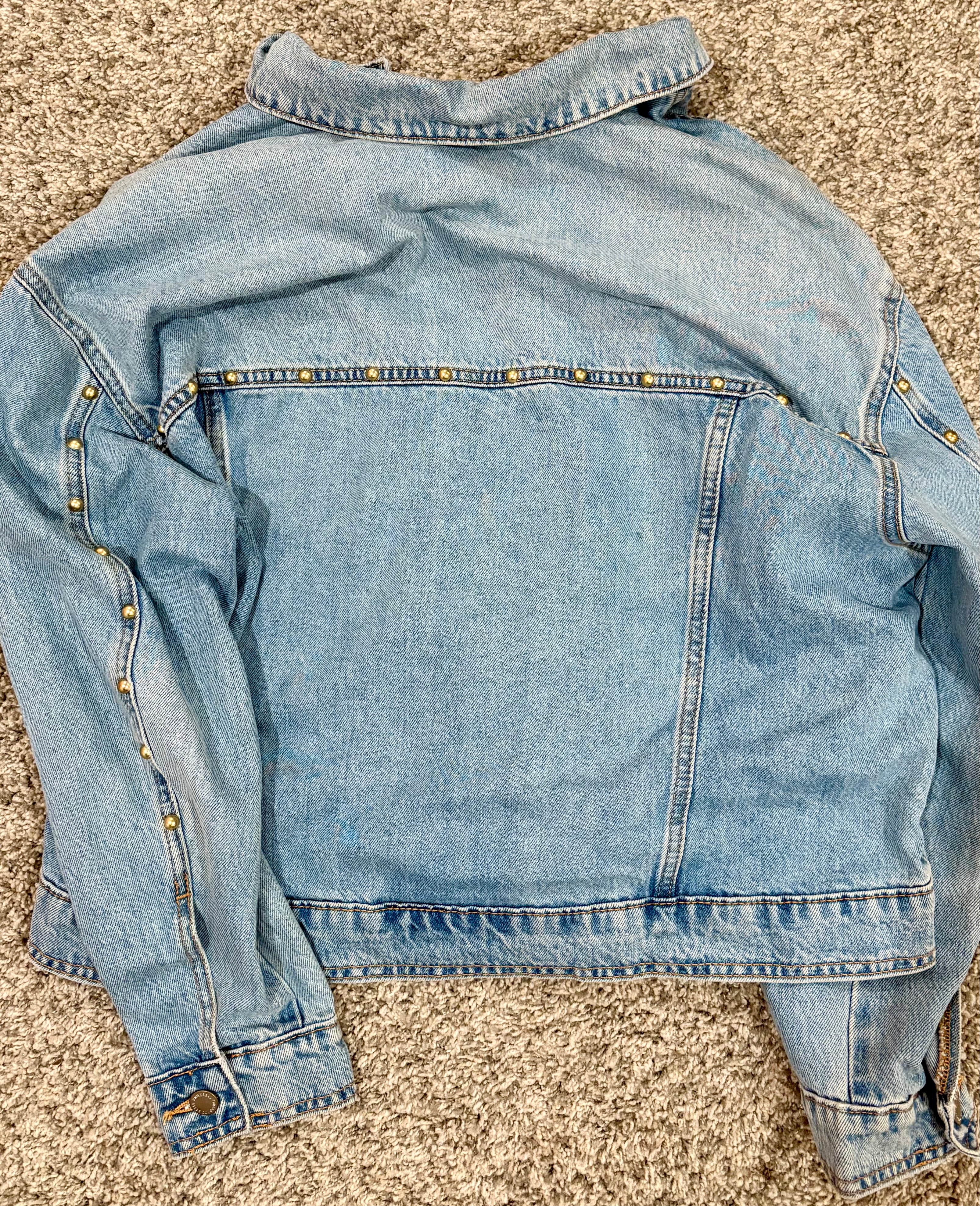 Slouchy Metal-Accented Jacket