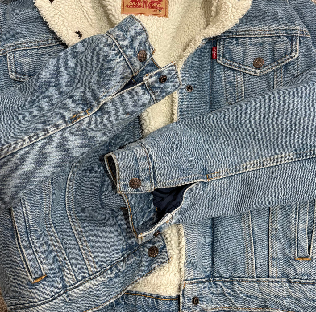 Levi’s Jacket with White Sherpa