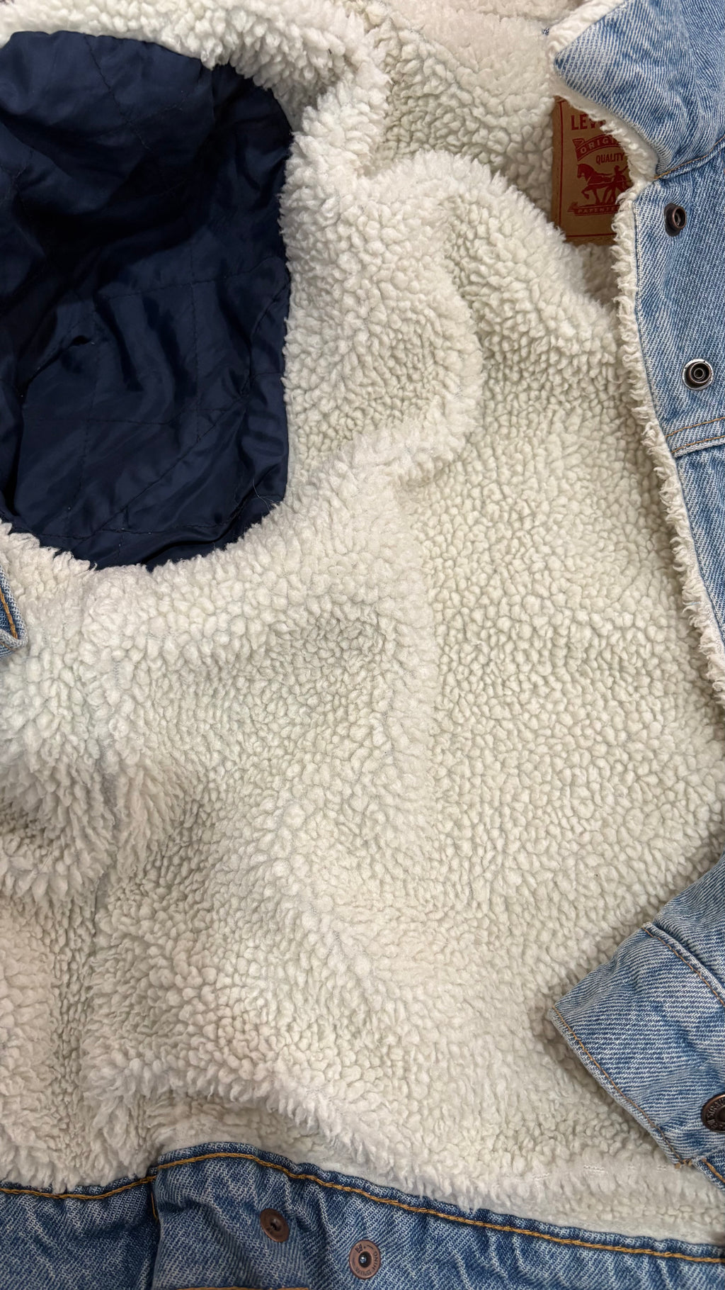 Levi’s Jacket with White Sherpa